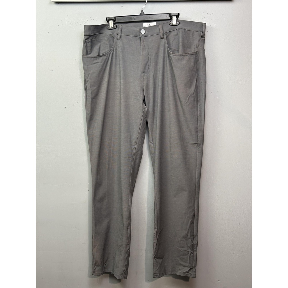 Grand Slam Performance Pants Mens 38x32 Gray Stretch‎ Golf Lightweight Casual